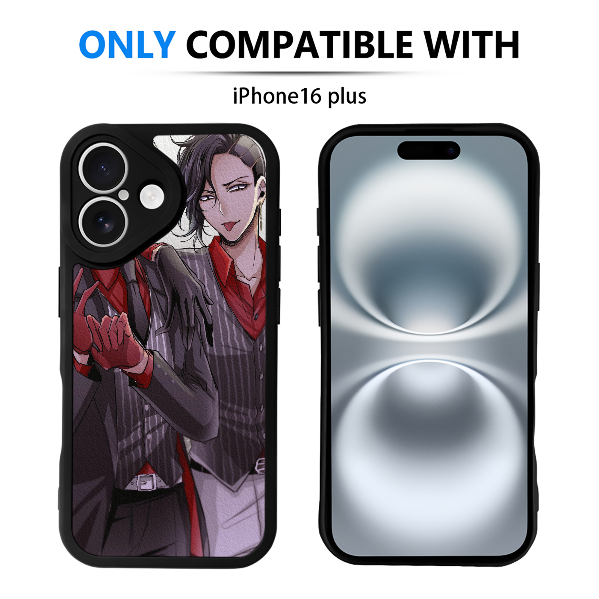 （画像用） 東京リベンジャーズ Tokyo Revengers 【iPhone 16シリーズ対応】シリコンスマホケース（レザー調） 材質：シリコン